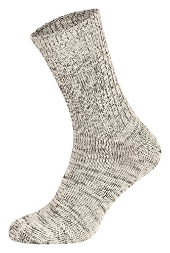 Tobeni 5 Paar Original Jeans Socken Herrensocken Arbeitssocken Baumwollsocken nahtlos Farbe Natur Grösse 43-46 von Tobeni