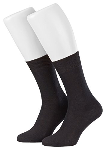 Tobeni 9 Paar Herrensocken Business Socken Baumwolle Farbe Schwarz Grösse 39-42 von Tobeni