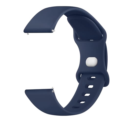 Tobfit Uhrenarmband für 22mm Armband Silikon Uhrenarmband mit Schnellverschluss Geeignet Ersatzarmband 22mm für Damen Herren(Marineblau) von Tobfit