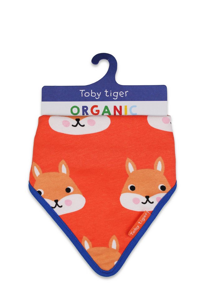 Toby Tiger Dreieckstuch Babytuch mit Eichhörnchen Print von Toby Tiger