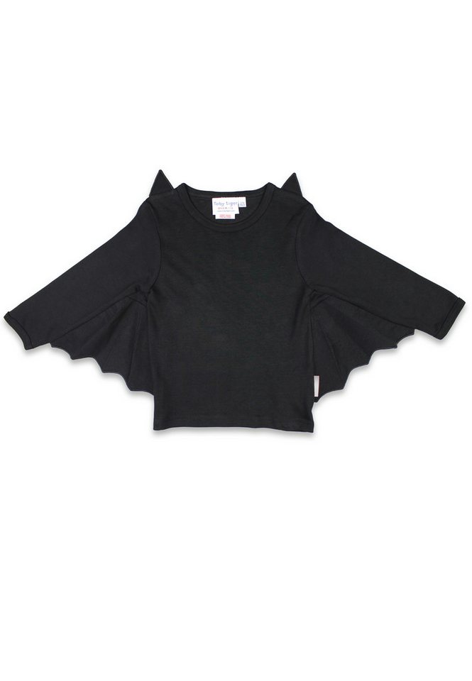 Toby Tiger Langarmshirt Langarmshirt Fledermaus mit Maske von Toby Tiger