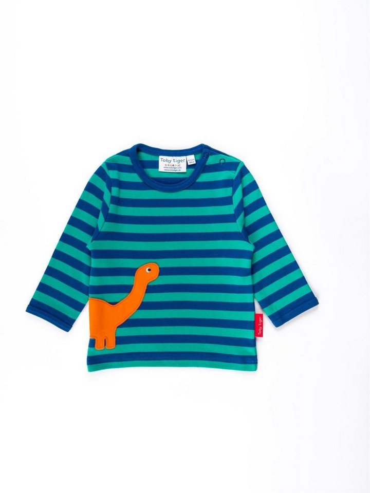 Toby Tiger Langarmshirt Langarmshirt mit Diplodocus" Applikation" von Toby Tiger