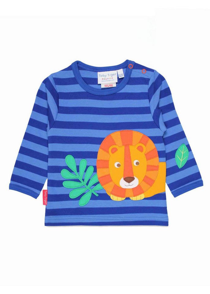 Toby Tiger Langarmshirt Langarmshirt mit Löwen Applikation von Toby Tiger