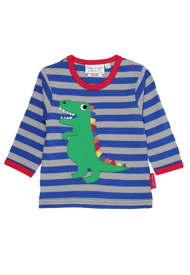 Toby Tiger Langarmshirt Langarmshirt mit T-Rex Applikation von Toby Tiger