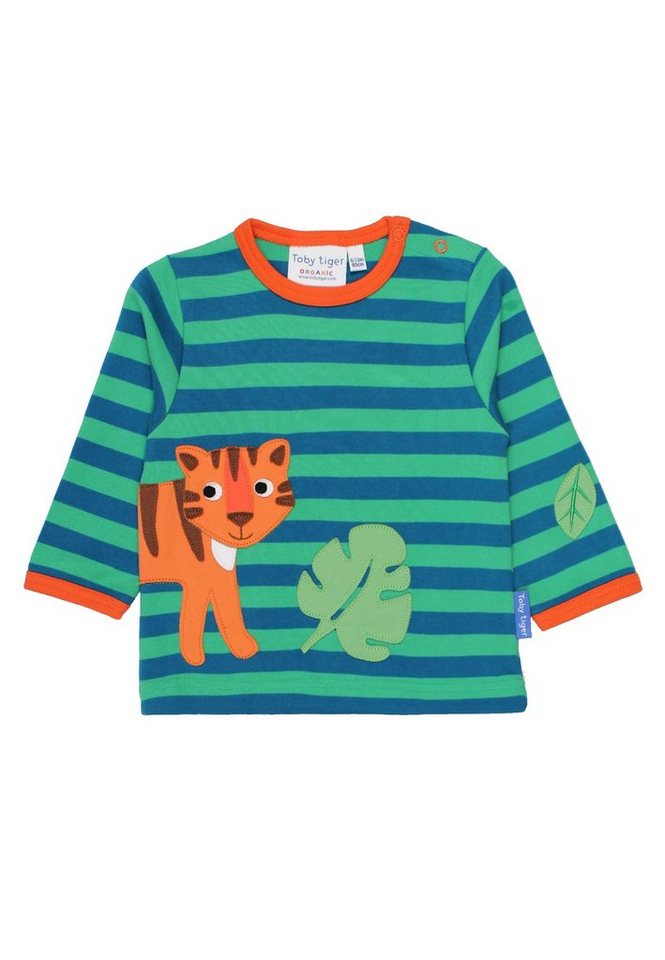 Toby Tiger Langarmshirt Langarmshirt mit Tiger Applikation von Toby Tiger