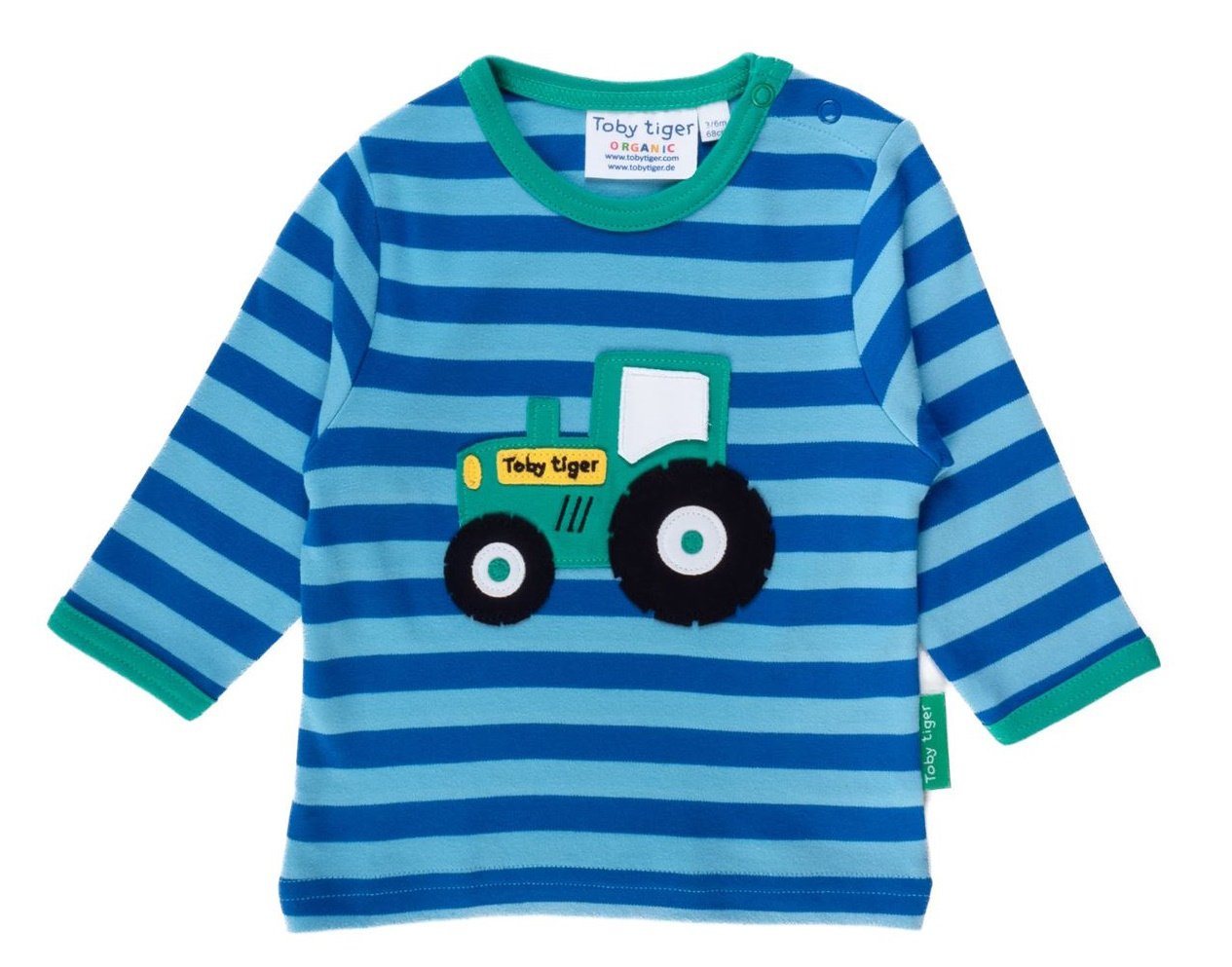 Toby Tiger Langarmshirt Langarmshirt mit Traktor Applikation von Toby Tiger