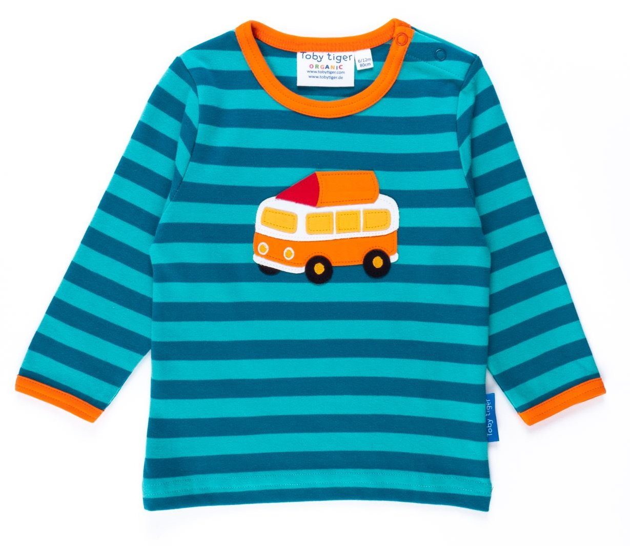 Toby Tiger Langarmshirt Langarmshirt mit Wohnmobil Applikation von Toby Tiger