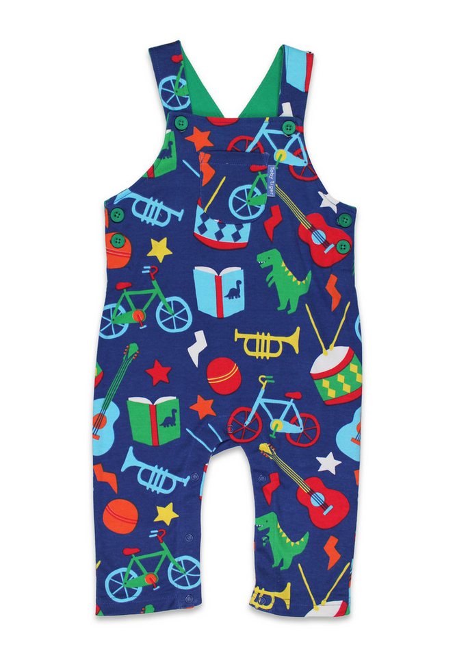 Toby Tiger Latzhose Latzhose mit Geschenke Print von Toby Tiger