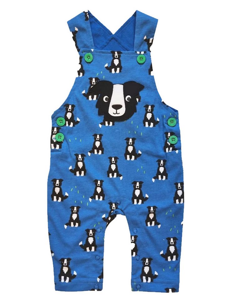 Toby Tiger Latzhose Latzhose mit Hunde Print von Toby Tiger