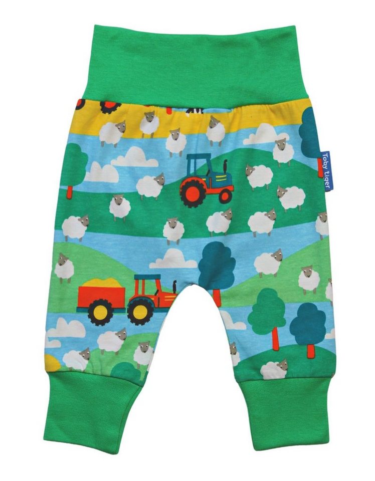 Toby Tiger Schlupfhose Hose mit Bauernhof Print von Toby Tiger