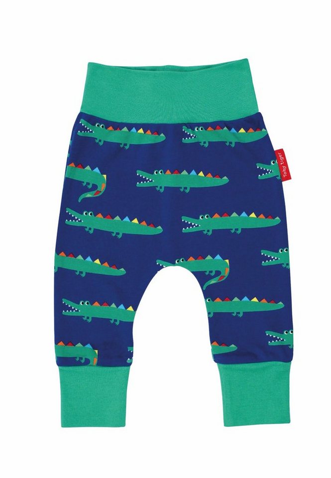 Toby Tiger Schlupfhose Hose mit Krokodil Print von Toby Tiger