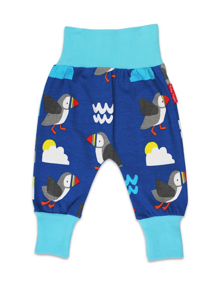 Toby Tiger Schlupfhose Hose mit Papageientaucher Print von Toby Tiger