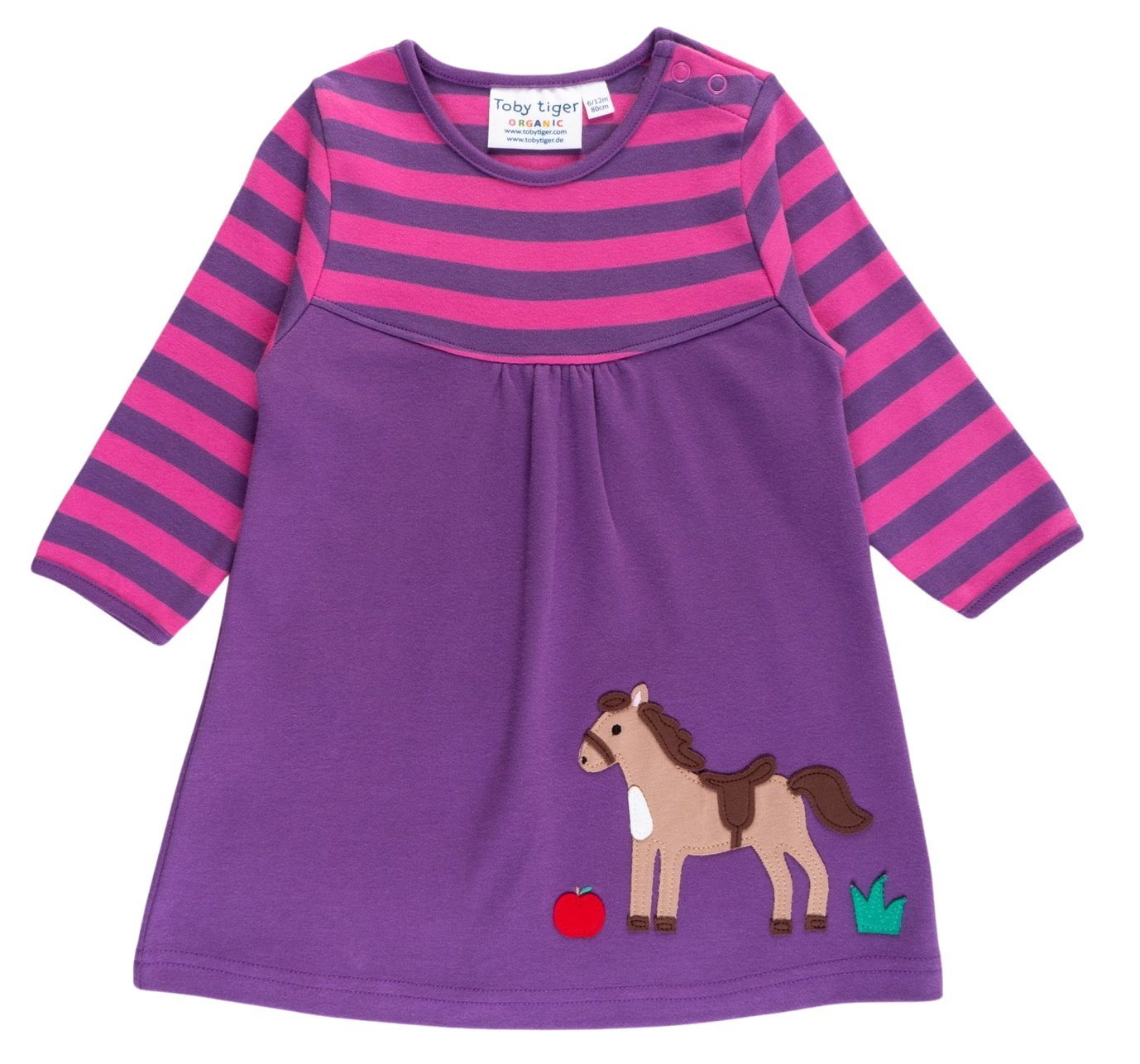 Toby Tiger Shirtkleid Langarmkleid mit Pferde Print Toby Tiger Shirtkleid Langarmkleid mit Pferde Print von Toby Tiger