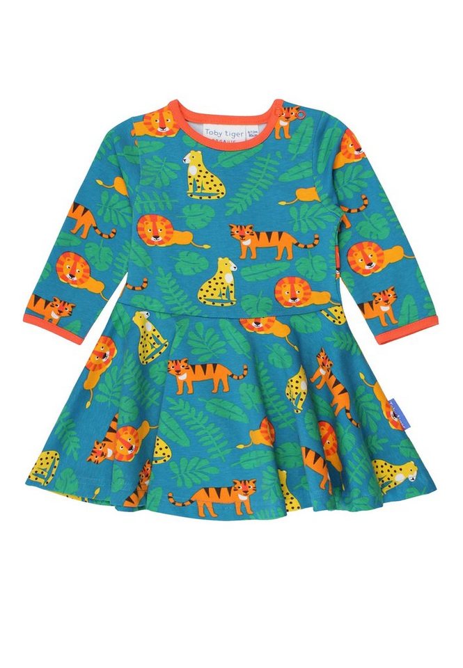 Toby Tiger Shirtkleid Skater Kleid mit Raubkatzen Print von Toby Tiger