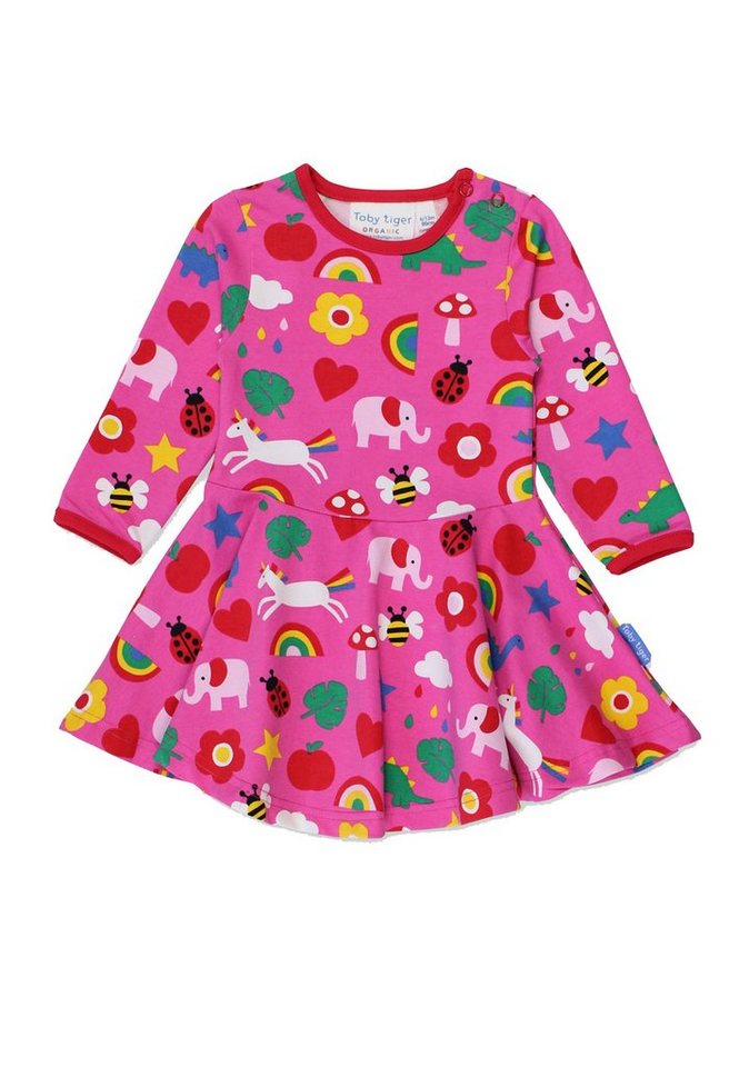 Toby Tiger Shirtkleid Skater Kleid mit Spielzeug Print von Toby Tiger