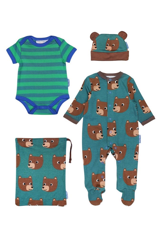 Toby Tiger Strampler Geschenkset mit Bären Print von Toby Tiger