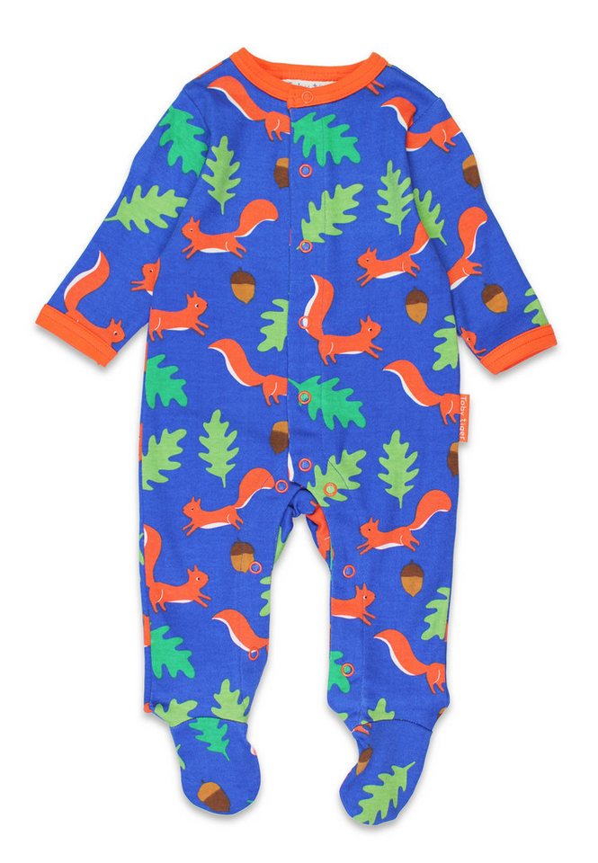 Toby Tiger Strampler Strampler mit Eichhörnchen Print von Toby Tiger