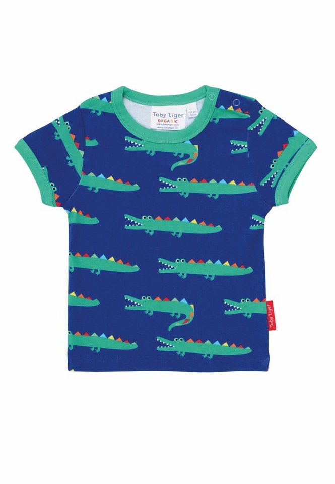 Toby Tiger T-Shirt T-Shirt mit Krokodil Print von Toby Tiger