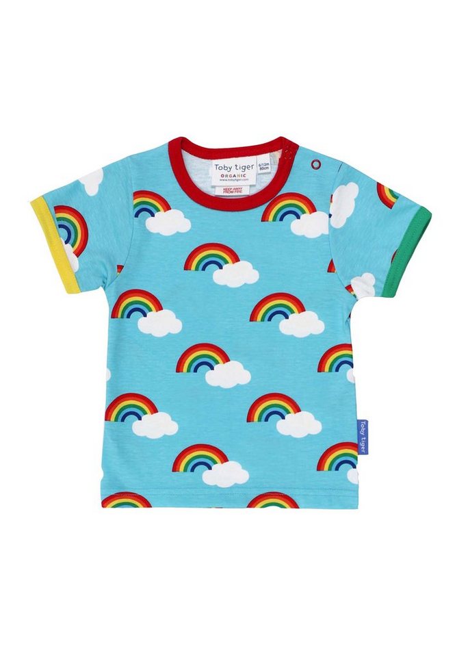 Toby Tiger T-Shirt T-Shirt mit Regenbogen Print von Toby Tiger