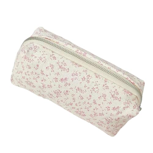 Makeup Tasche | Makeup Beutel | Blumenstiftfall | Make up Pinselkoffer | Gesteppter kosmetischer Beutel | Ästhetischer Reisetilmetrag Organizer für Frauen Mädchen Badezimmer täglich von TocaFeank