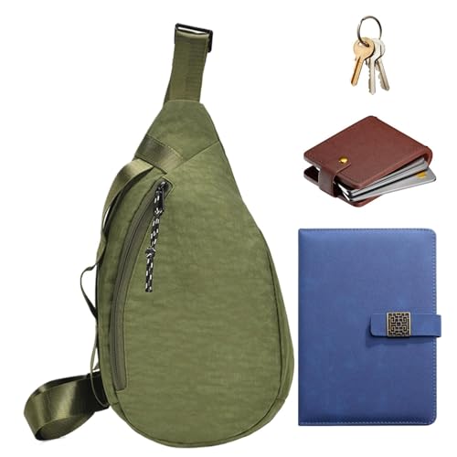 TocaFeank Frauen Fanny Pack, Herren Umhängetasche,Einstellbare Gurte Multipocket Running Chest Pack | Mody Messenger Bag Chest Bud für das Pendeln von Reisen von TocaFeank