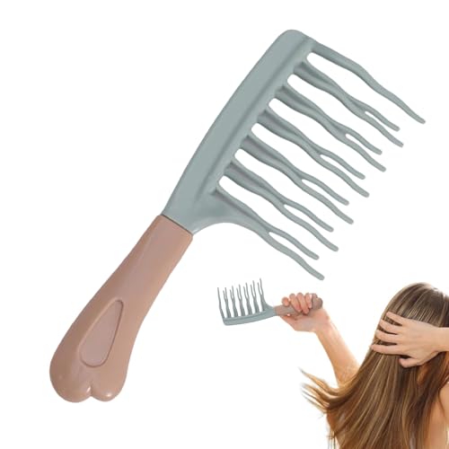 TocaFeank Grobzahnkamm,Doppelschicht Lockenkamm Mit Glattgleitendem Design | Antistatisches Ergonomisches Kammwerkzeug Mit Glatter Führung, Styling- Und Pflegezubehör Für Frauen Mädchen – Für Reisen, von TocaFeank