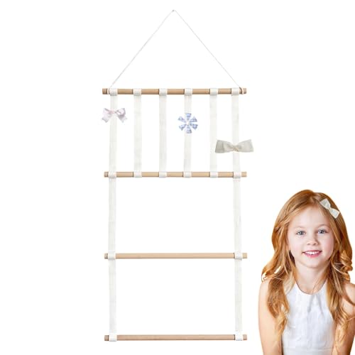 TocaFeank Haarschleifen-Wand-Organizer, Schleifenaufhänger für Mädchen-Haarschleifen - Wand-Haarschleifen-Organizer mit großem Fassungsvermögen,Mehrzweck-Haarschmuckständer für Stirnbänder und von TocaFeank
