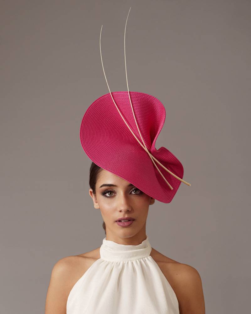 Rosa-Weißer Kopfschmuck - Fuchsienrosa Und Hüte Perfekter Gast Für Brautjungfern Die Hochzeit Am Tag Rosa Federkopfschmuck Rosa-Weißer Kopfschmuck - Fuchsienrosa Und Hüte Perfekter Gast Für Brautjungfern Die Hochzeit Am Tag Rosa Federkopfschmuck von Tocchic