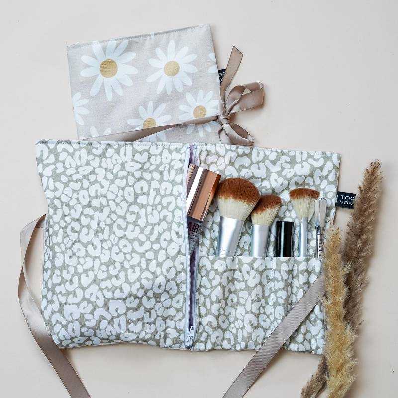 Personalisierte Schminktasche, Schminktäschen Mit Spruch, Make Up Tasche Namen, Kosmetiktasche Name, Geschenk Für Sie Beste Freundin von TochtervonWalter