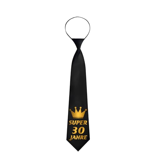 Toctax 30. Geburtstag Geschenk für Männer und Frauen – Personalisierte Krawatte als Geburtstagsgeschenk – Geschenkidee zum 30. Geburtstag – Lustiges Accessoire für Geburtstagsfeier von Toctax