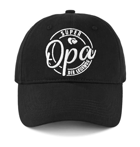 Geschenk für Opa – Baseball Cap Herren aus Baumwolle – Geburtstagsgeschenk Opa – Atmungsaktive & Verstellbare Kappe Geburtstag, Vatertag, Ruhestand von Toctax