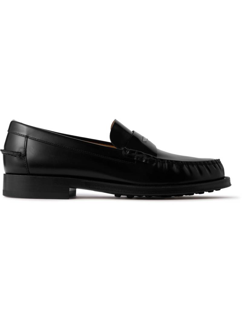Tod's - Embellished Leather Penny Loafers - Men - Black - UK 12 von Tod's