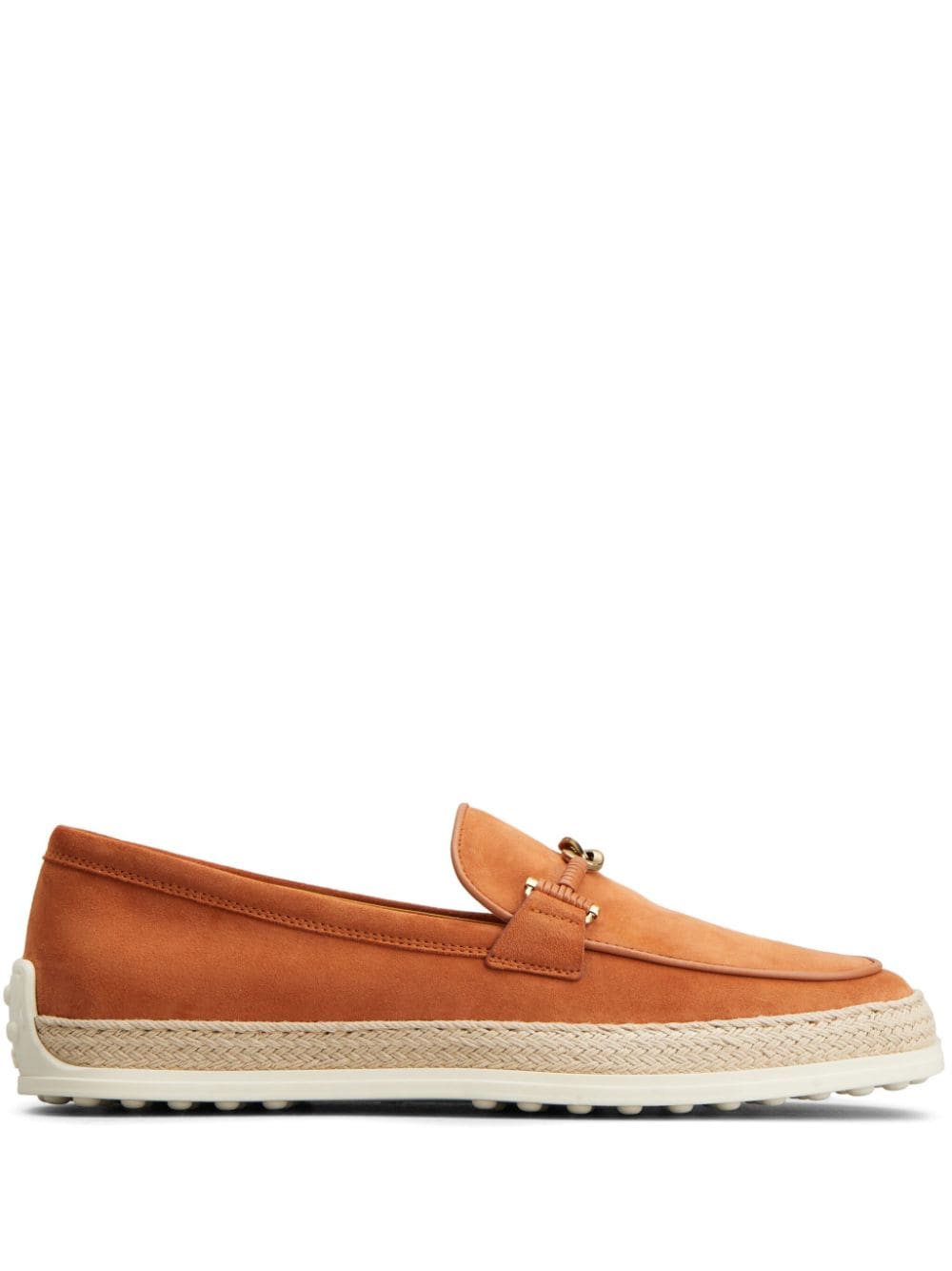 Tod's Gomma Espadrilles aus Leder - Orange von Tod's