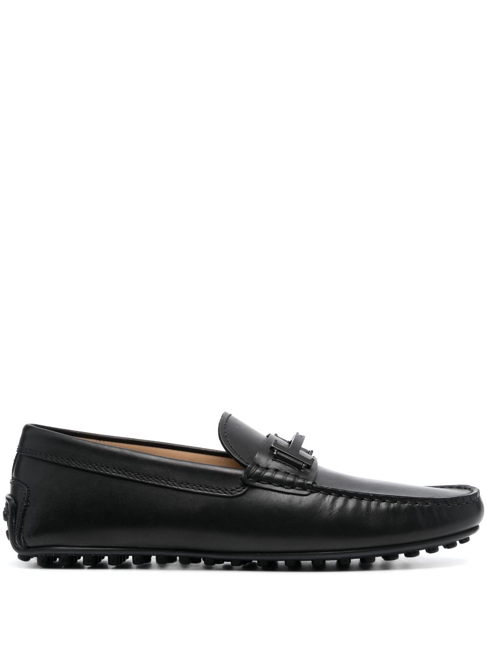 Tod's Gommino Loafer mit Double T - Schwarz von Tod's