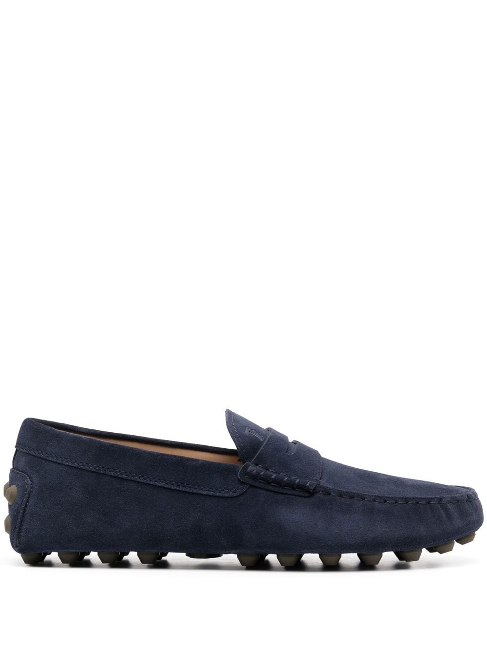 Tod's Gommino Loafer aus Wildleder - Blau von Tod's