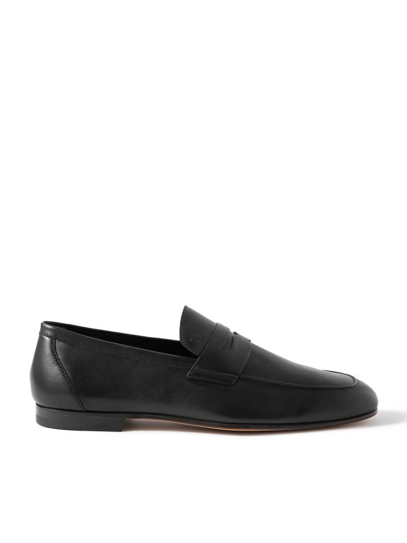 Tod's - Leather Penny Loafers - Men - Black - UK 7.5 von Tod's