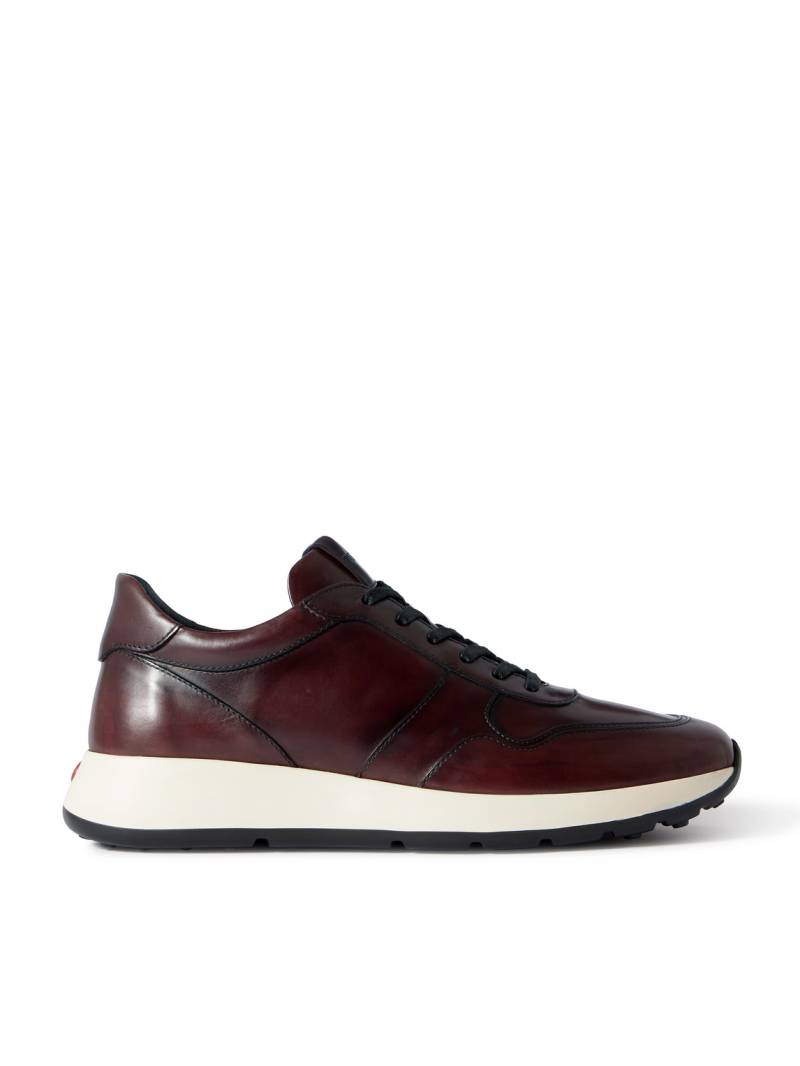 Tod's - Leather Sneakers - Men - Burgundy - UK 12 von Tod's