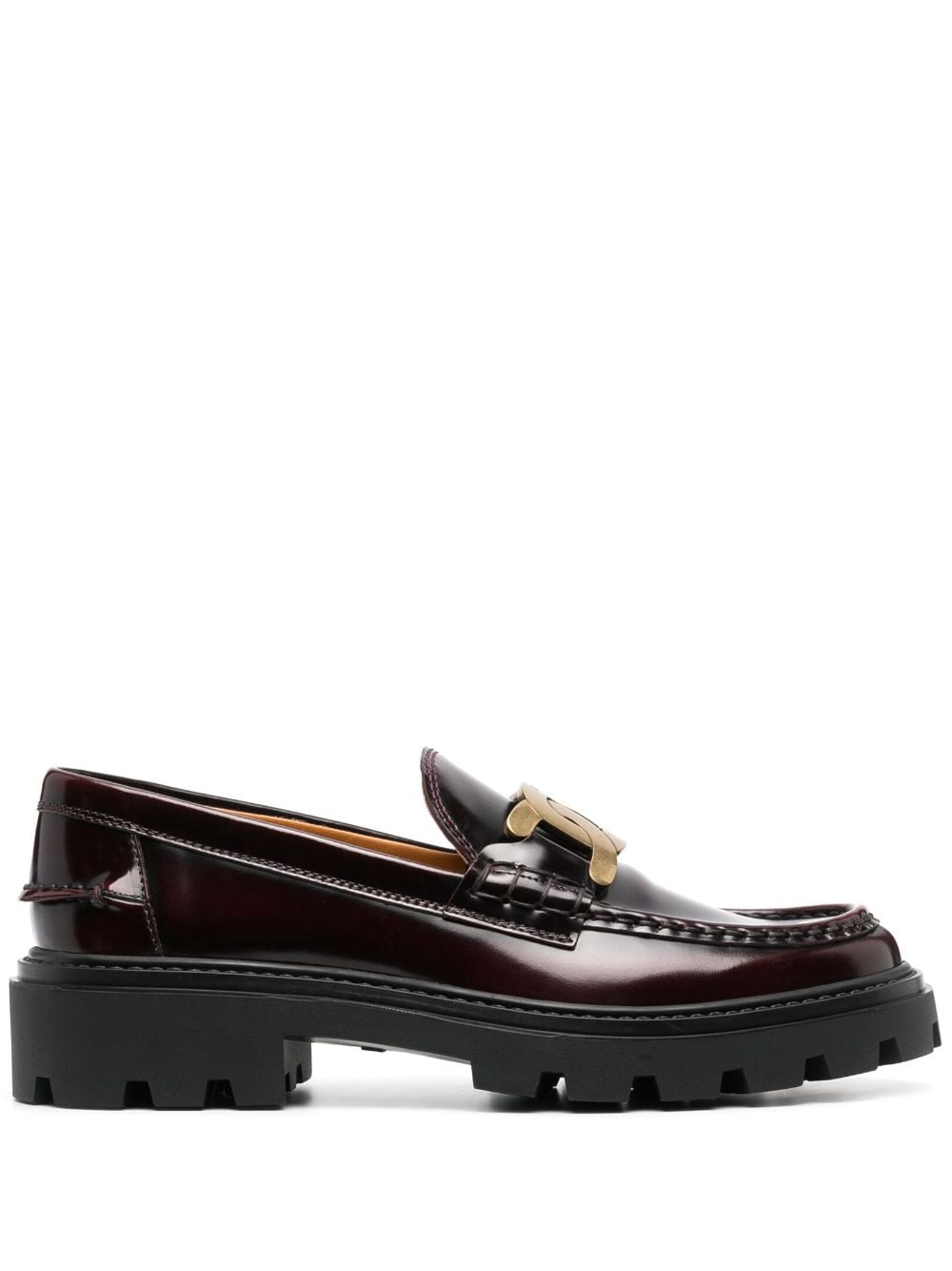 Tod's Loafer mit Logo-Schild - Rot von Tod's