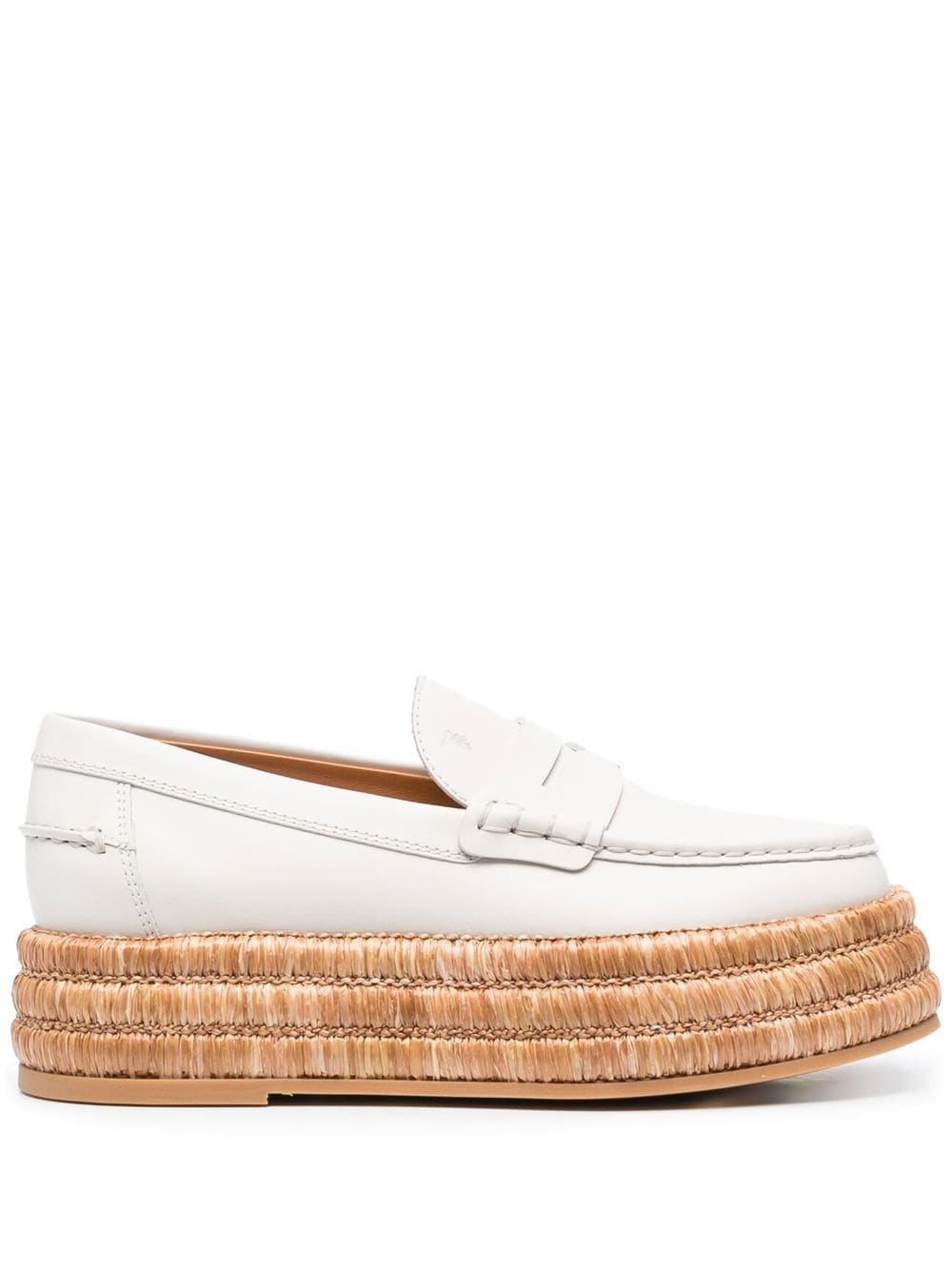 Tod's Loafer mit Plateau - Nude von Tod's