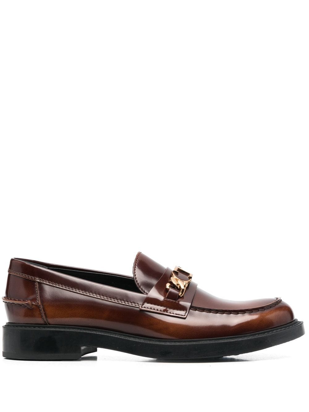 Tod's Loafer mit Zierkette - Braun von Tod's