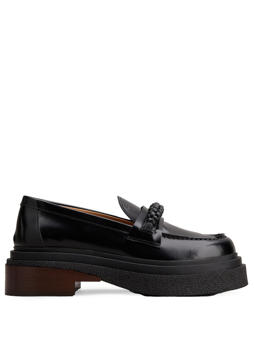 Tod's Loafer mit mandelförmiger Kappe - Schwarz von Tod's