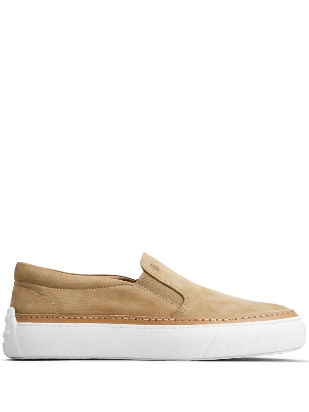 Tod's Slip-On-Sneakers aus Wildleder - Nude von Tod's