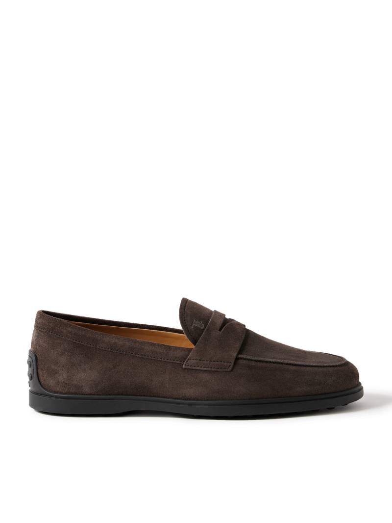 Tod's - Suede Penny Loafers - Men - Brown - UK 7.5 von Tod's