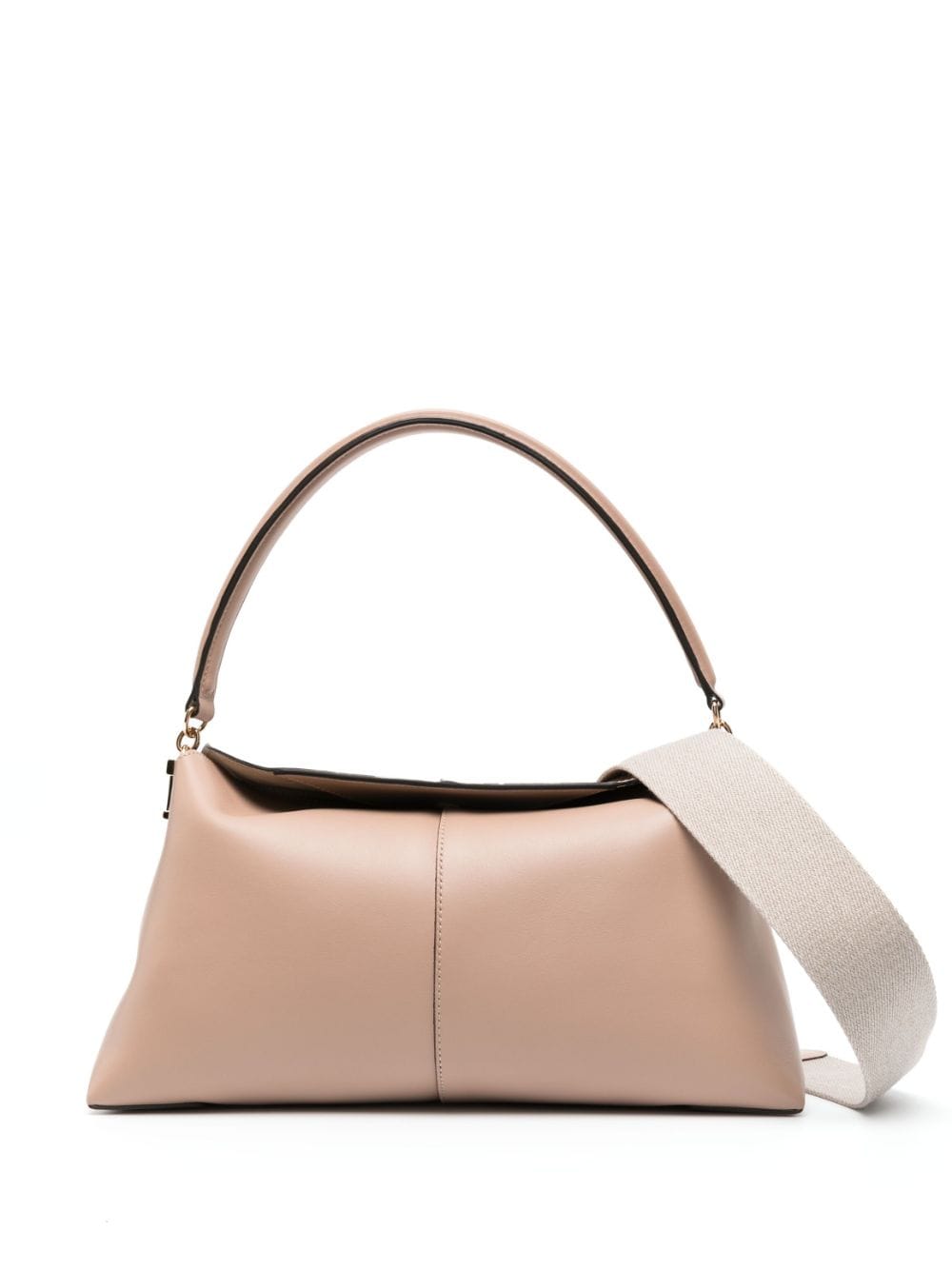 Tod's Schultertasche mit Logo-Schild - Nude von Tod's