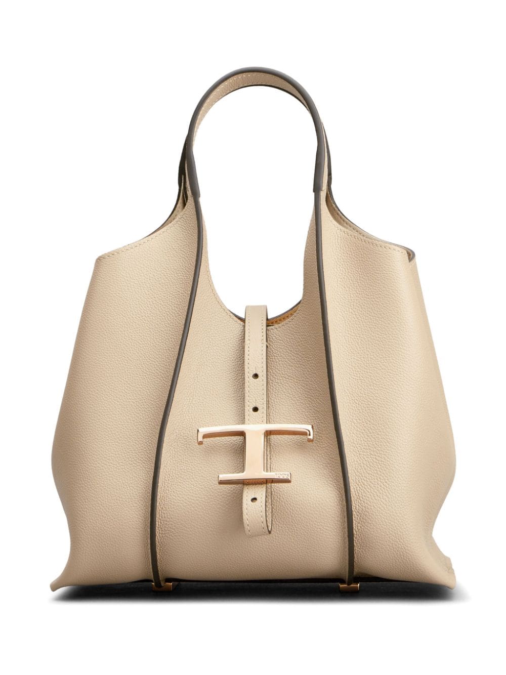 Tod's Timeless Handtasche mit Logo-Schild - Nude von Tod's