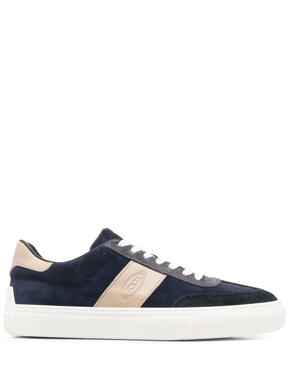 Tod's Sneakers mit Logo-Streifen - Blau von Tod's