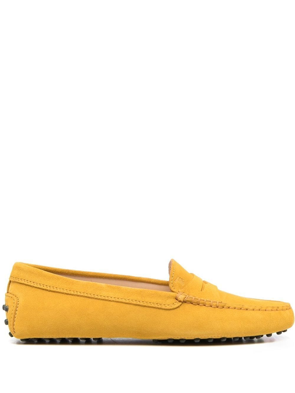 Tod's Penny-Loafer aus Wildleder - Gelb von Tod's