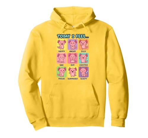 Today I Feel Axolotl Kids Emotions Pullover Hoodie Today I Feel Axolotl Kids Emotions Pullover Hoodie von Today I Feel Axolotl Wear