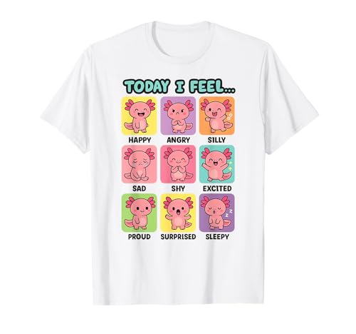 Today I Feel Axolotl Kids Emotions T-Shirt Today I Feel Axolotl Kids Emotions T-Shirt von Today I Feel Axolotl Wear
