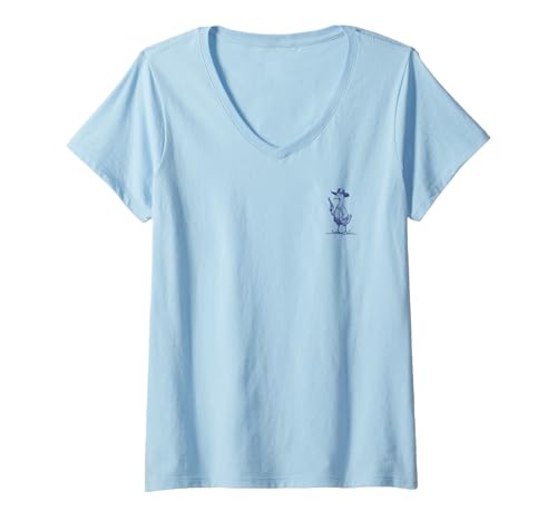 Damen Heute bin ich eine ernsthafte Gans Lustige Cowboygans T-Shirt mit V-Ausschnitt Damen Heute bin ich eine ernsthafte Gans Lustige Cowboygans T-Shirt mit V-Ausschnitt von Today I'm A Serious Goose Funny humor design